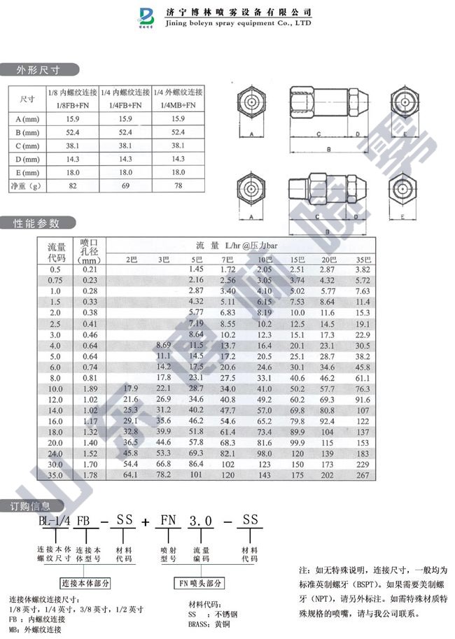 LFN精細霧化噴嘴